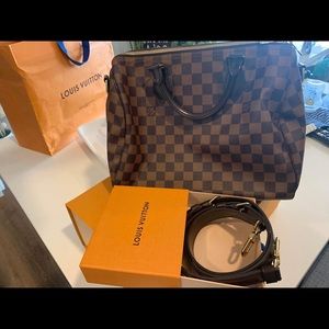 Authentic Speedy Bandouliere 30 in Damier